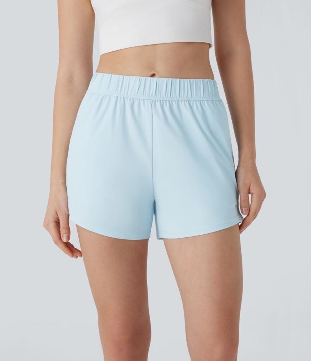 Halara Mid Rise Reflective Dots Hem Cool Touch Quick Dry Running Shorts Small
